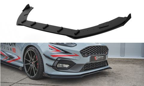 Maxton Design - STREET PRO FRONT SPLITTER (+FLAPS) FORD FIESTA MK8/8.5 ST/ ST LINE