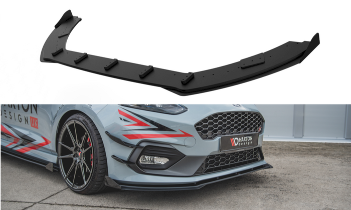 Maxton Design - STREET PRO FRONT SPLITTER (+FLAPS) FORD FIESTA MK8/8.5 ST/ ST LINE