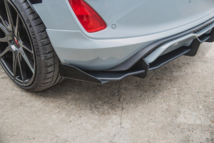 Maxton Design - STREET PRO REAR DIFFUSER(+FLAPS) FORD FIESTA MK8/8.5 ST (2018-2024)