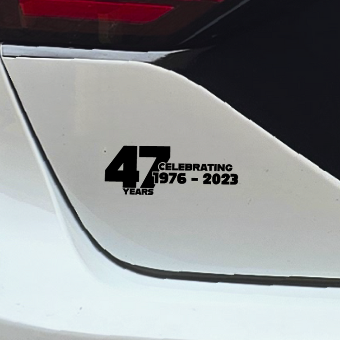 Fiesta Heritage Decal Sticker (1976-2023) - V2