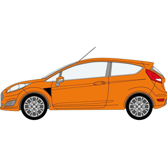 Mk7 & 7.5 Fiesta Wing Vinyl Decal Set