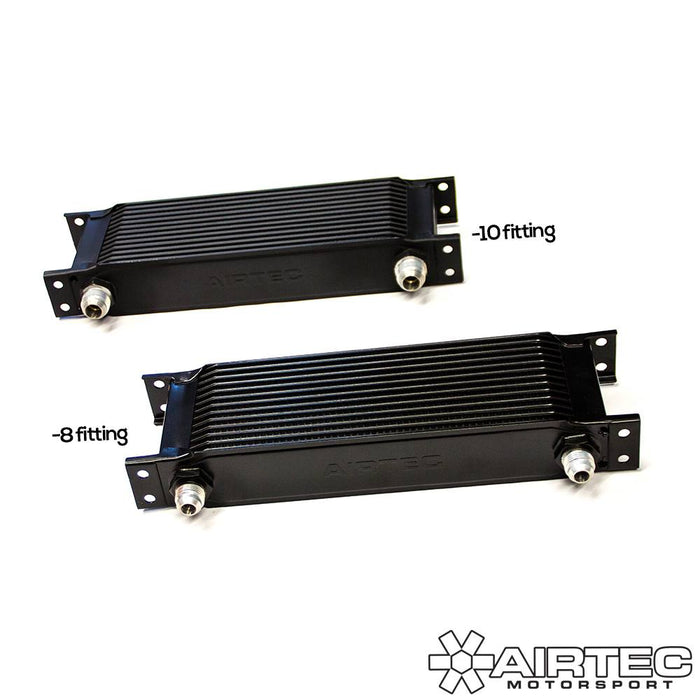 AIRTEC MOTORSPORT UNIVERSAL OIL COOLER -8 OR -10 AN FITTINGS - Car Enhancements UK