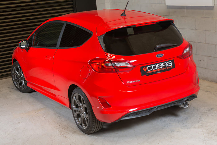 Cobra Exhausts - Ford Fiesta (Mk8) 1L EcoBoost Hybrid mHEV ST-Line Venom Rear Box Delete Performance Exhaust | Car Enhancements UK