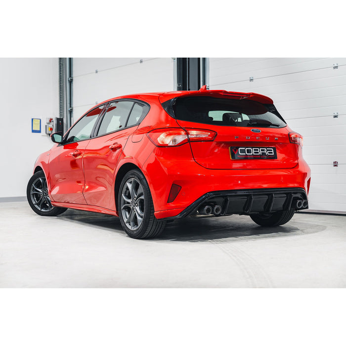 Ford Focus ST-Line 1.0L 125PS (Mk4) Venom Quad Exit Rear Performance Exhaust – Cobra Sport