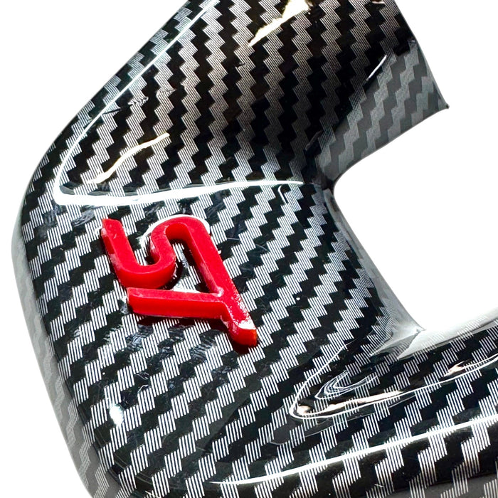 Carbon Fibre Look Steering Wheel Trim for MK4 / MK4.5 Focus – ST Logo | CEUK
