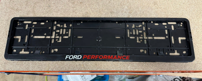 ** CLEARANCE ** Ford Performance Number Plate Holder Set of 2 **QUALITY ISSUE**
