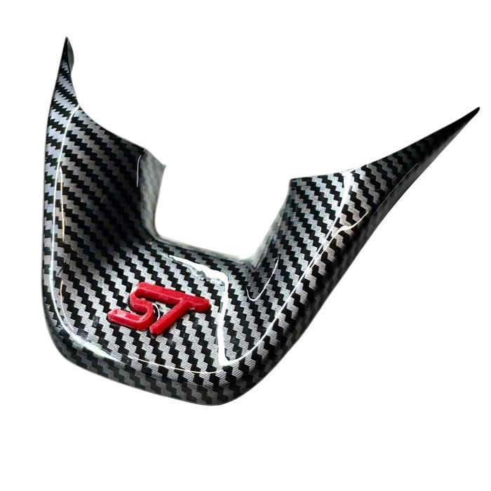 MK8 / MK8.5 Fiesta ST Look Steering Wheel Trim | Carbon Fibre Look | ST Logo