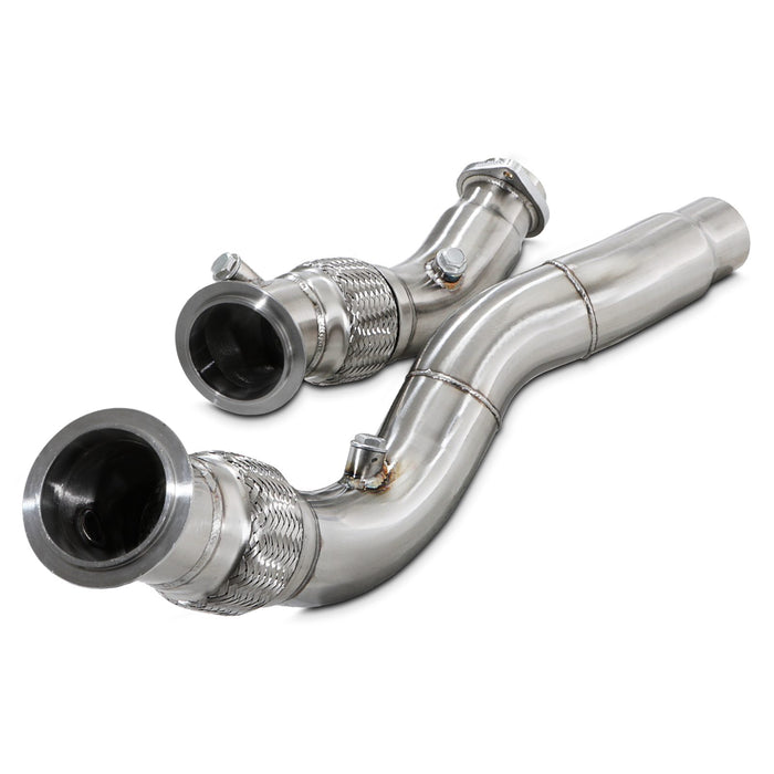 BMW 3 / 4 Series F80 M3 / F82 M4 3.0L 3" Exhaust Decat Downpipes - Direnza