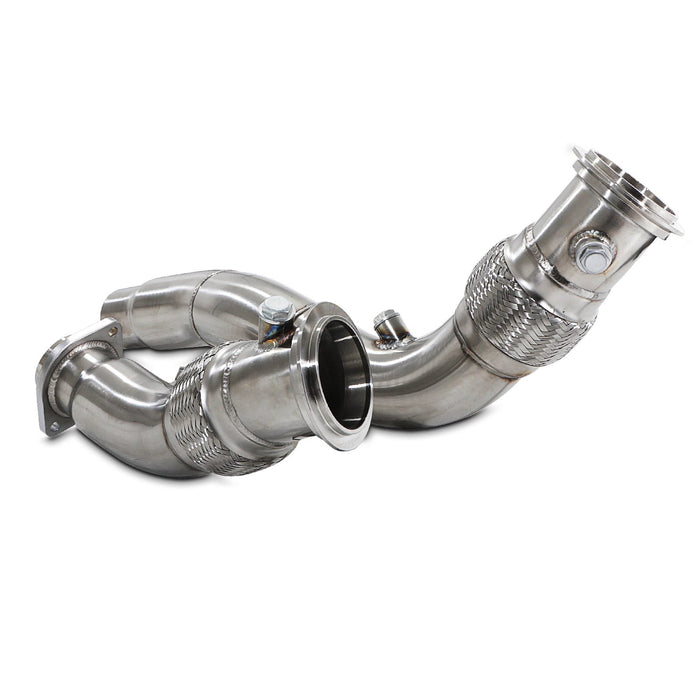 BMW 3 / 4 Series F80 M3 / F82 M4 3.0L 3" Exhaust Decat Downpipes - Direnza