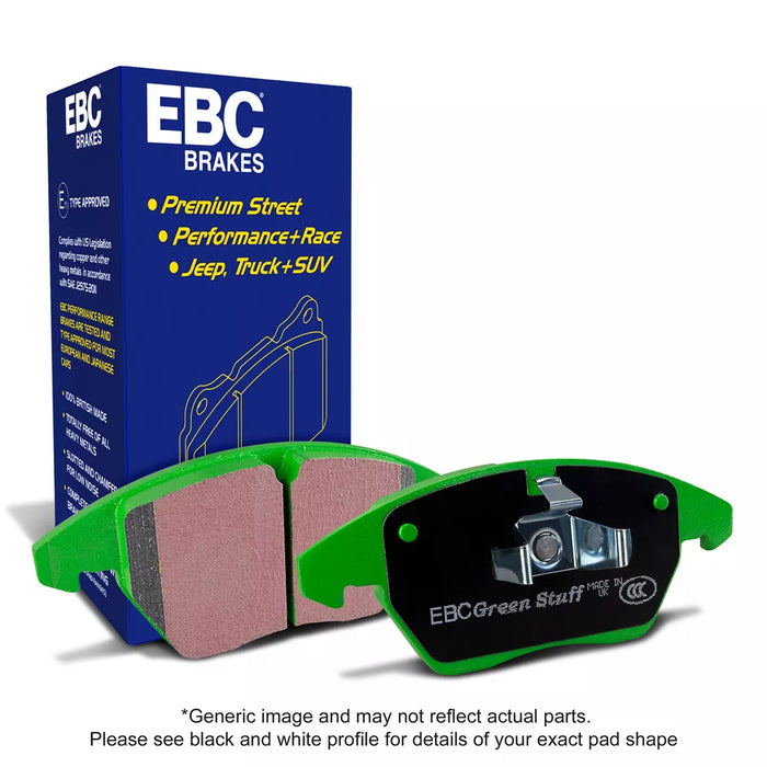 EBC Upgrade Front Brake Pads (Multiple Options) - Ford Focus MK3 / MK3.5 ST250 | Car Enhancements UK