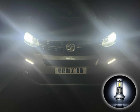 Enhanced Edition LED H7 Mini Headlight Upgrade (477 / PX26d) Vauxhall Vivaro C (2019-)