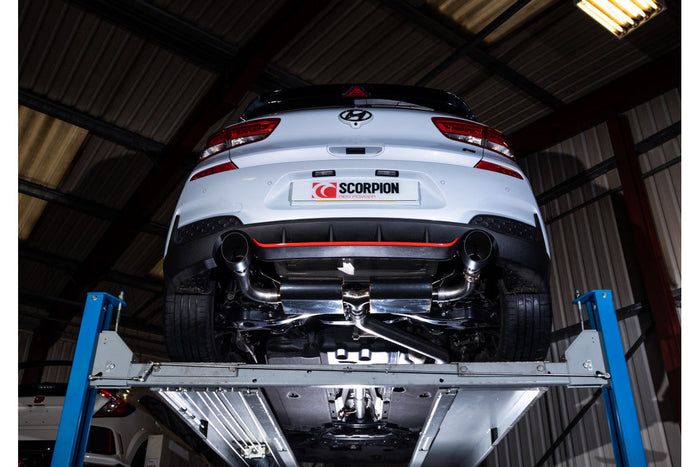 Scorpion Exhausts Hyundai  I30 N / N Performance Non GPF Model Only Non-resonated cat-back with electronic valve - Car Enhancements UK