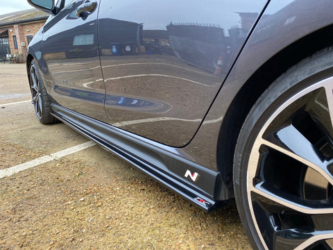 Triple R Composites - Hyundai i30N Fastback Pre Facelift - Side Skirt Splitters