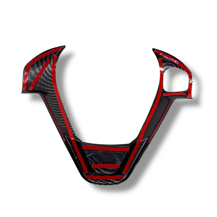 Carbon Fibre Look Steering Wheel Trim for Ford Fiesta MK7 / MK7.5 | CEUK