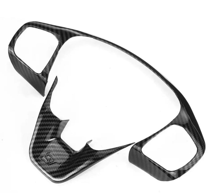 Carbon Fibre Look Steering Wheel Trim for MK3 / MK3.5 Kuga – ST Logo | CEUK