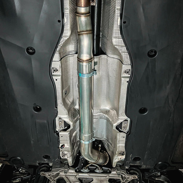 Direnza - Volkswagen Golf Mk8 R 2.0 TSI 2019+ 4" GPF + Decat Delete Downpipe - Car Enhancements UK
