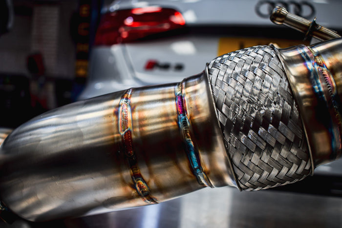 Direnza - Audi RS3 8V Quattro 2.5 TFSI Non GPF 15-20 4" Exhaust Decat Downpipe - Car Enhancements UK