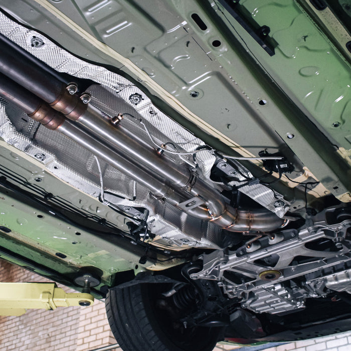 Direnza - Audi RS3 8V Quattro 2.5 TFSI Non GPF 15-20 4" Exhaust Decat Downpipe - Car Enhancements UK