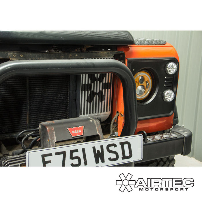 AIRTEC MOTORSPORT SIDE MOUNT INTERCOOLER UPGRADE FOR LAND ROVER 300TDI PLATFORM - Car Enhancements UK