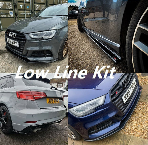Audi A3 S-Line 8V Facelift Hatchback Low Line Kit - TRC Performance Styling
