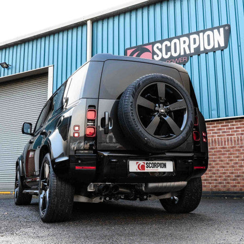 Scorpion Exhaust - Rear Silencer Delete - Land Rover Defender D200 / D250 / D300 / D350