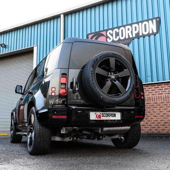 Scorpion Exhaust - Rear Silencer Delete - Land Rover Defender D200 / D250 / D300 / D350