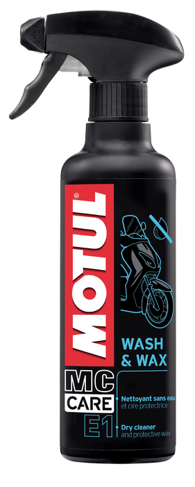Motul E1 WASH & WAX 400ML Cleaner