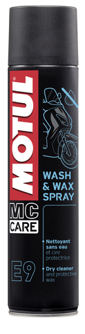 Motul E9 WASH & WAX AEROSOL 400ML Cleaner