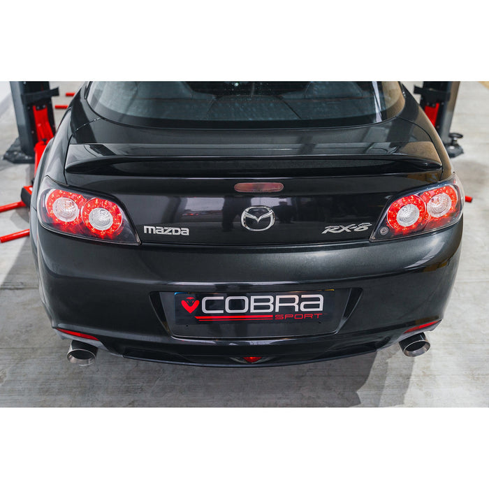 Mazda RX8 R3 (S2) 2008-12 (Facelift) Cat Back Sports Exhaust – Cobra Sport