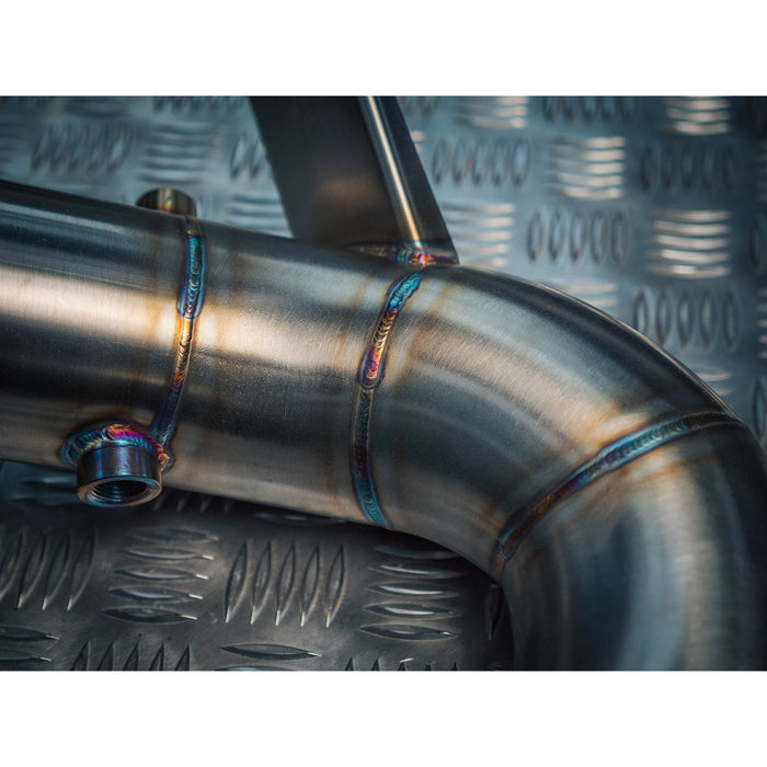 Cobra Exhausts - Mercedes-AMG CLA 45 S Front Downpipe Sports Cat / De-Cat Performance Exhaust | Car Enhancements UK