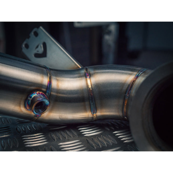 Cobra Exhausts - Mercedes-AMG CLA 45 S Front Downpipe Sports Cat / De-Cat Performance Exhaust | Car Enhancements UK