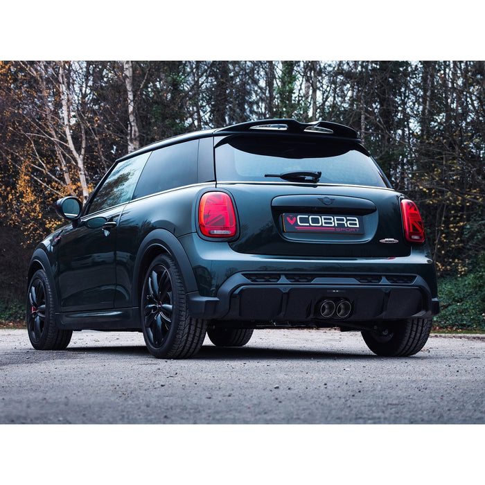 Cobra Exhausts - Mini (Mk3) JCW (F56 LCI 2) Facelift (2021>) 3" Venom Cat Back Performance Exhaust | Car Enhancements UK
