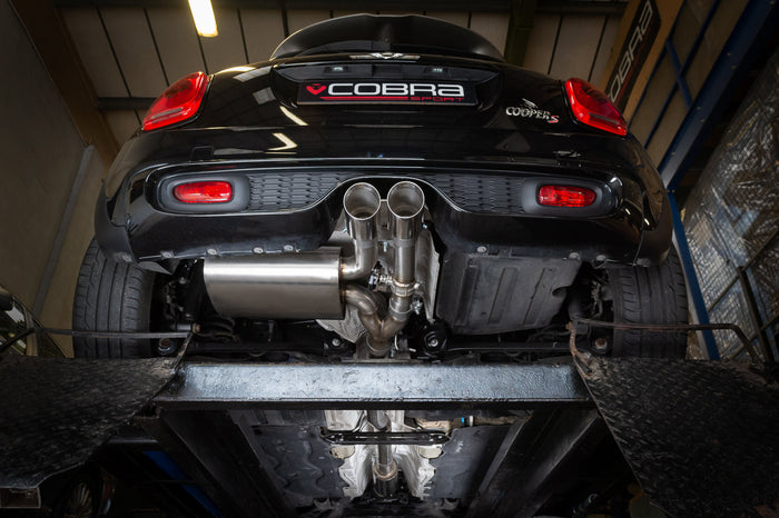 Cobra Exhausts - Mini (Mk3) Cooper S / JCW (F56 LCI) Facelift 3" Valved Cat Back Performance Exhaust | Car Enhancements UK