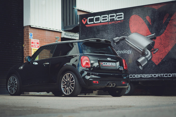 Cobra Exhausts - Mini (Mk3) Cooper S / JCW (F56) 3" Valved Cat Back Performance Exhaust | Car Enhancements UK