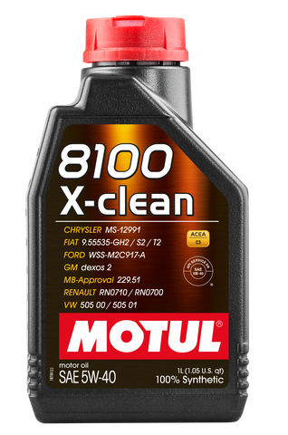 Motul 8100 X-CLEAN 5W40 Engine Oil