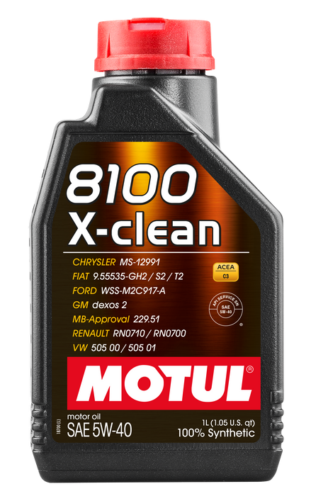Motul 8100 X-CLEAN 5W40 Engine Oil
