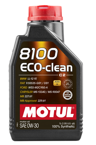Motul 8100 ECO-CLEAN 0W30 Engine Oil