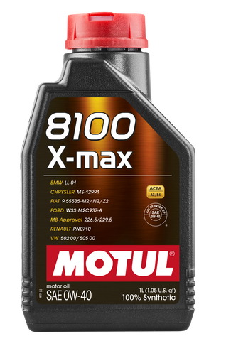 Motul 8100 X-MAX 0W40 Engine Oil