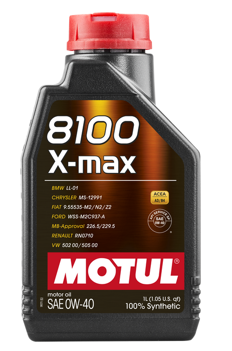 Motul 8100 X-MAX 0W40 Engine Oil