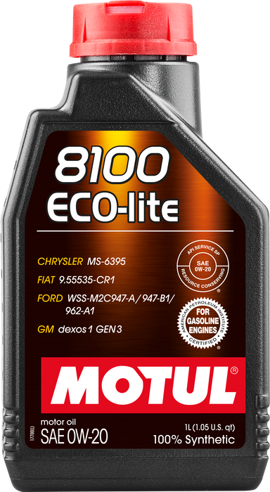 Motul 8100 ECO-LITE 0W20 Engine Oil