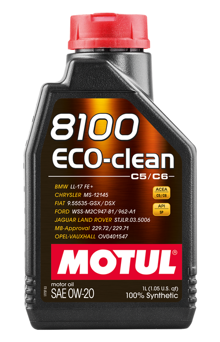 Motul 8100 ECO-CLEAN 0W20 Engine Oil
