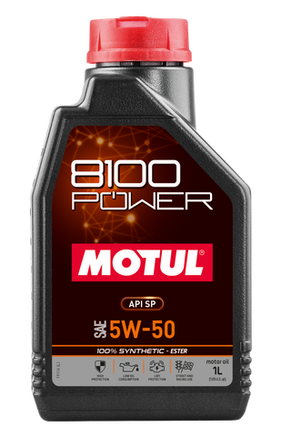 Motul 8100 POWER 5W-50 Engine Oil