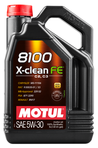 Motul 8100 X-CLEAN FE 5W-30 Engine Oil