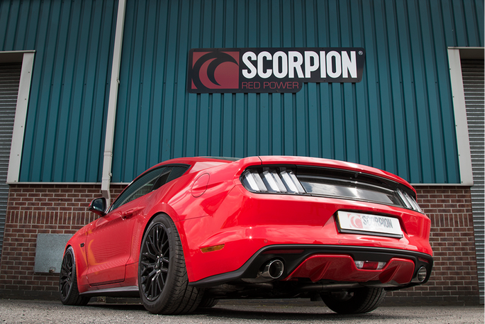 Scorpion Exhausts Ford Mustang 5.0 V8 GT Non GPF Model Only Non-resonated cat-back system - Car Enhancements UK