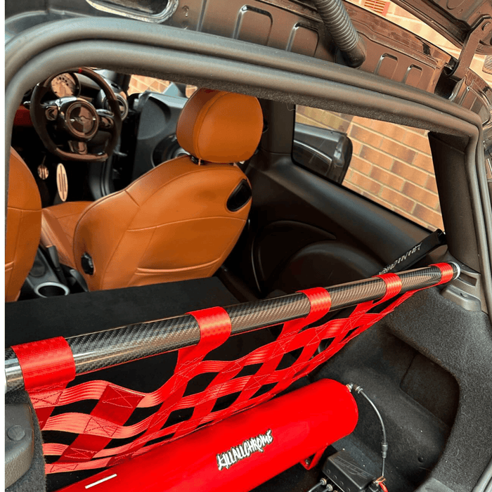 Mini Cooper S F56 Strut bar and Cargo net