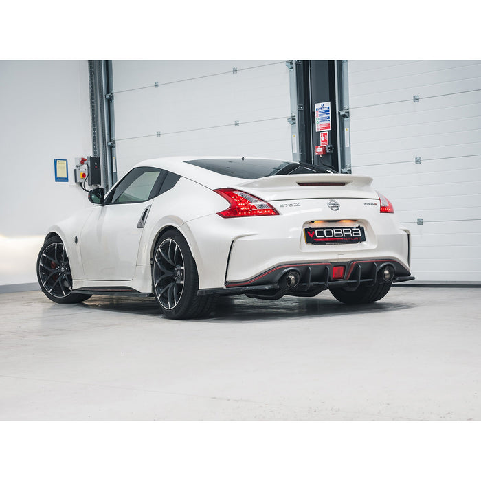 Nissan 370Z Nismo V2 (2015-20) Cat Back Performance Exhaust (Y-Pipe, Centre and Rear Sections) – Cobra Sport