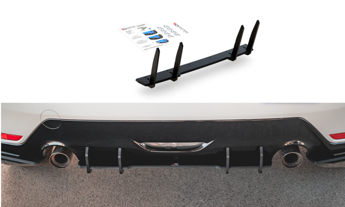 Maxton Design - STREET PRO REAR DIFFUSER TOYOTA GR YARIS MK4