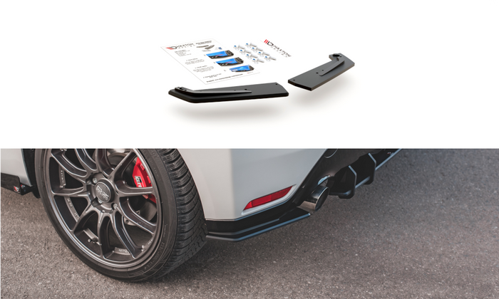 Maxton Design - STREET PRO REAR SIDE SPLITTERS TOYOTA GR YARIS MK4
