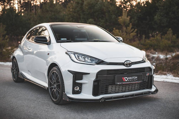 Maxton Design - FRONT SPLITTER V.2 + FLAPS TOYOTA GR YARIS MK4