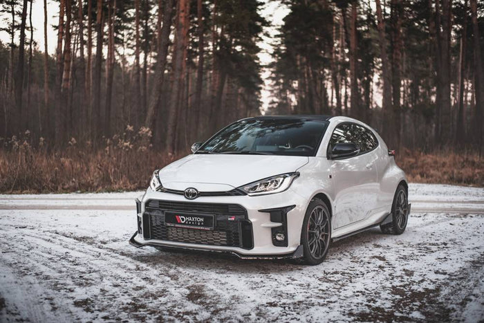 Maxton Design - FRONT SPLITTER V.3 + FLAPS TOYOTA GR YARIS MK4